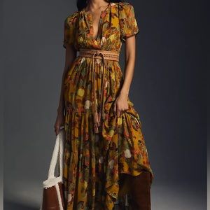 Anthropologie - The Somerset Maxi Dress: Chiffon Edition